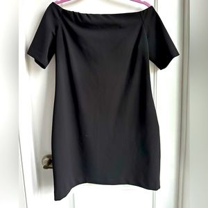 Vince Camuto Off the Shoulder Little Black Dress